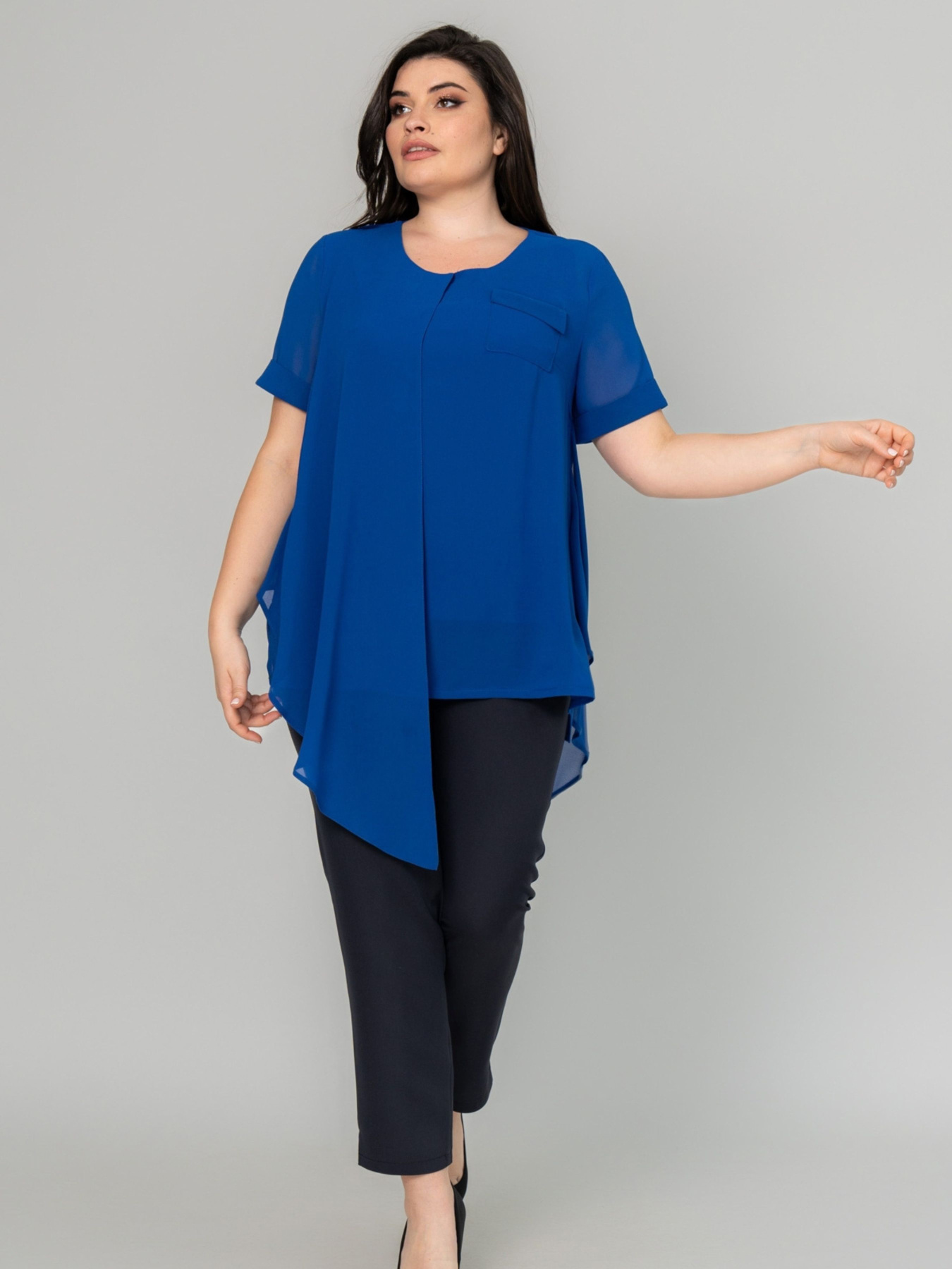 Туника All Posa Комплект (майка+накидка) модель ap101946p-elektrik Фото