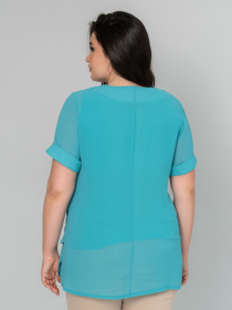 Туника All Posa Комплект (майка+накидка) модель ap101946p-bryuza Фото
