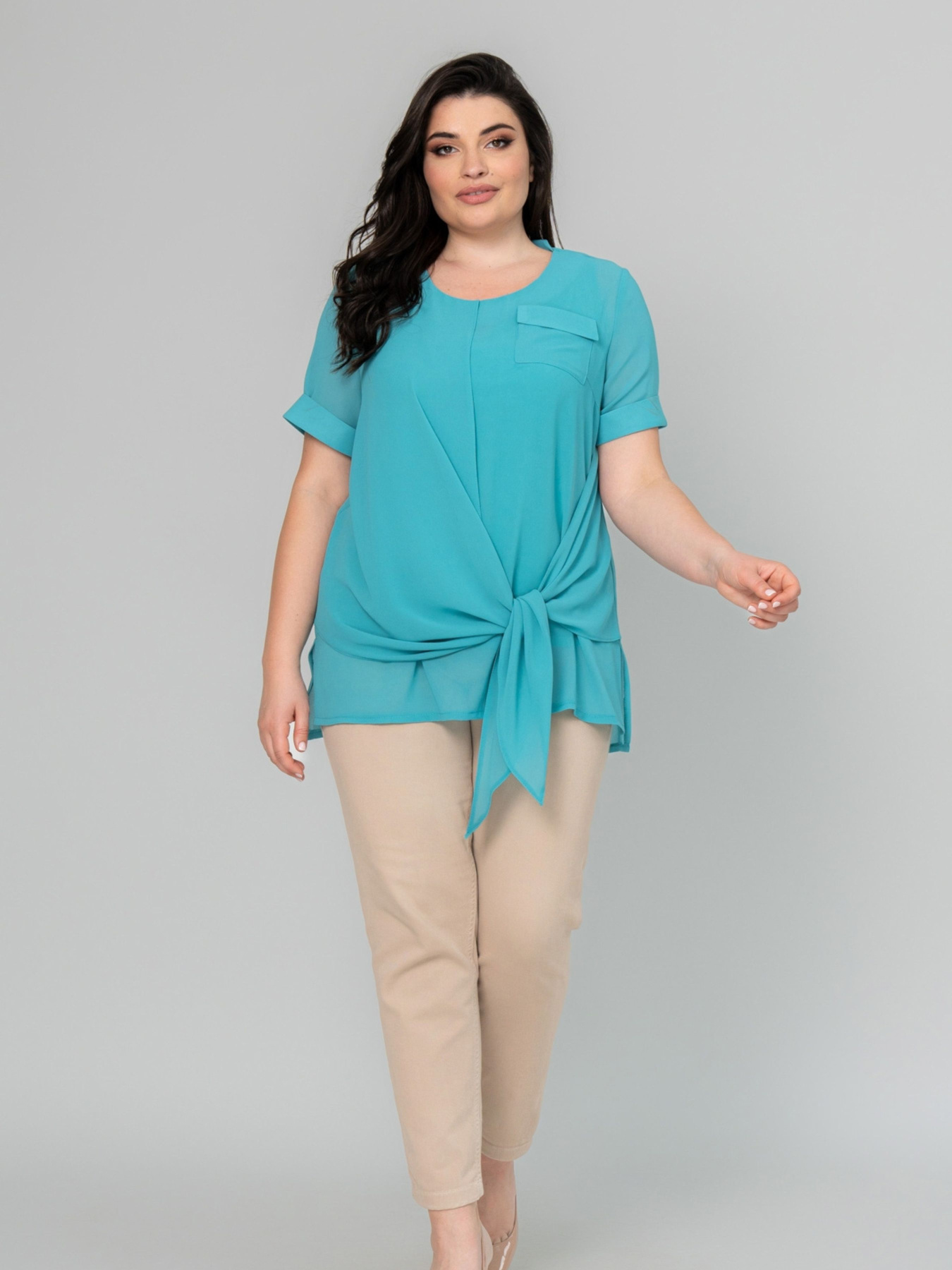 Туника All Posa Комплект (майка+накидка) модель ap101946p-bryuza Фото