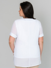 Туника All Posa Комплект (майка+накидка) модель ap101946p-blij Фото