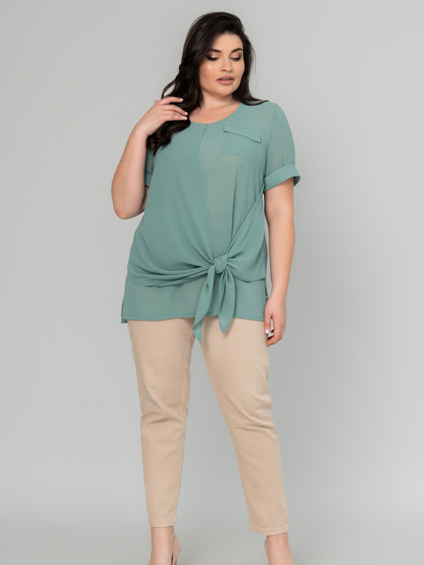 Туніка All Posa Комплект (майка+накидка) модель ap101946p-olivka Фото