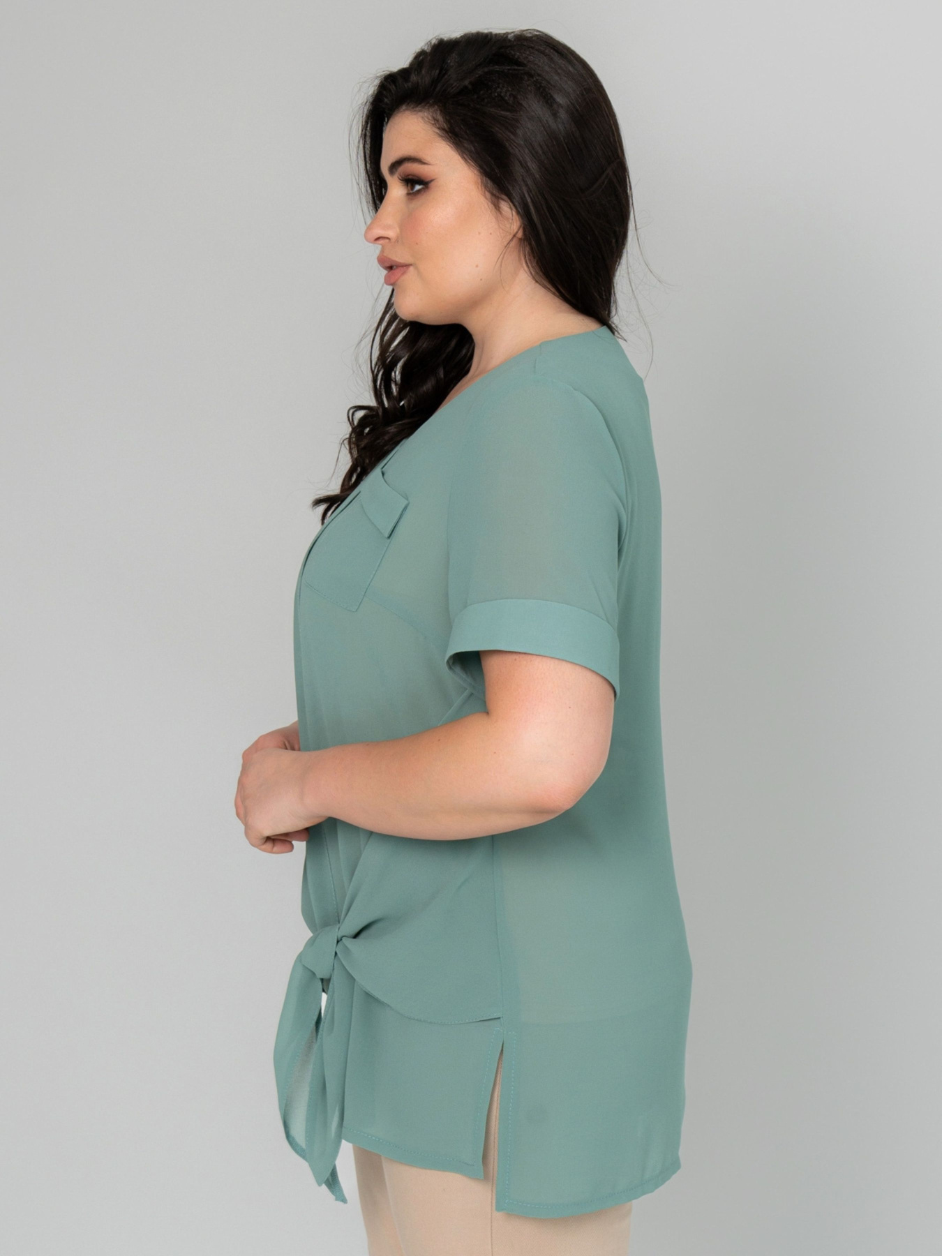 Туніка All Posa Комплект (майка+накидка) модель ap101946p-olivka Фото