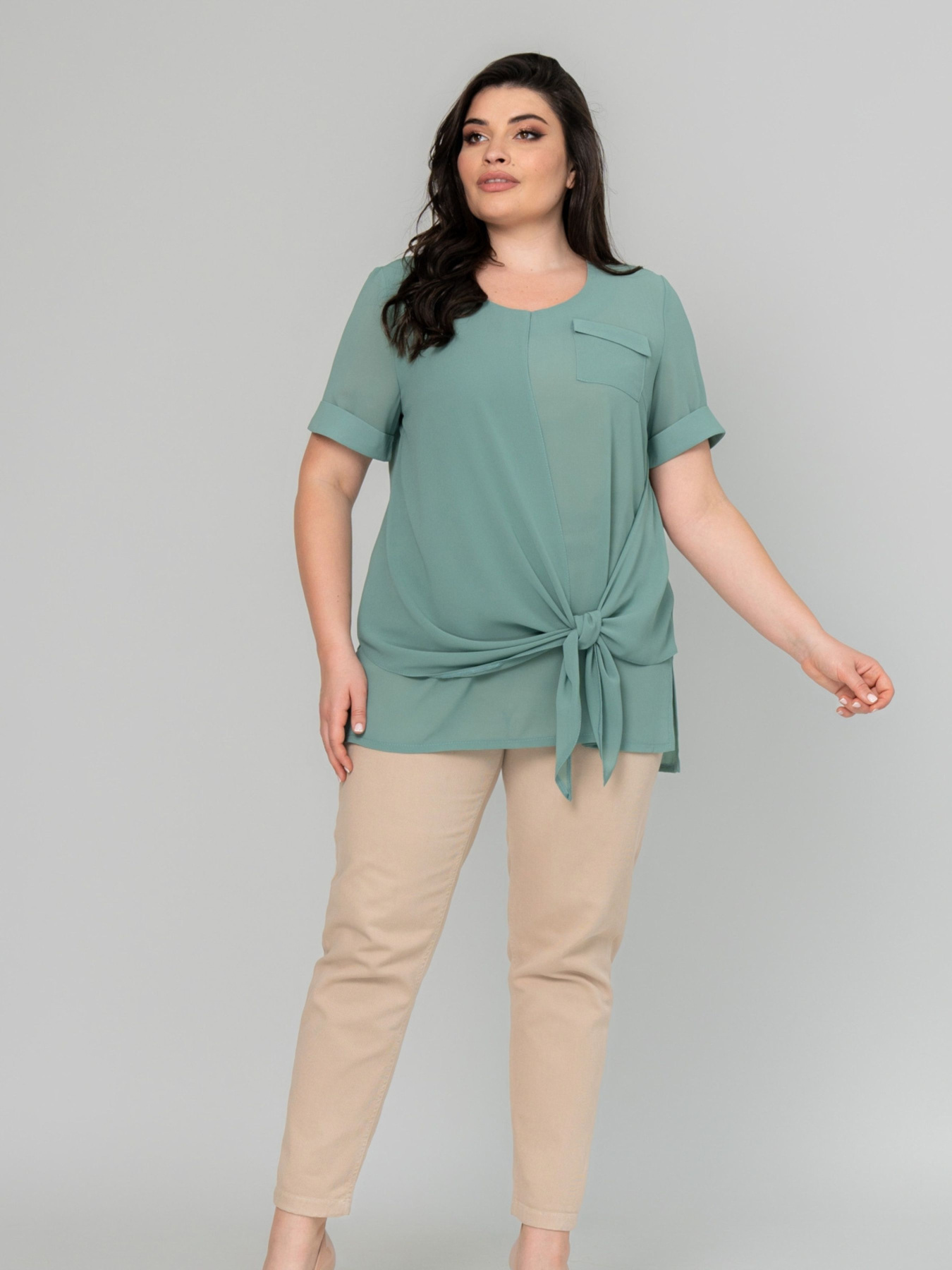 Туніка All Posa Комплект (майка+накидка) модель ap101946p-olivka Фото