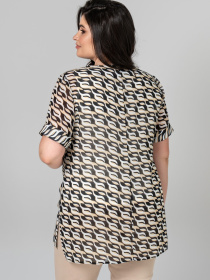 Туника All Posa Комплект (майка+накидка) модель ap101946p-chornij Фото