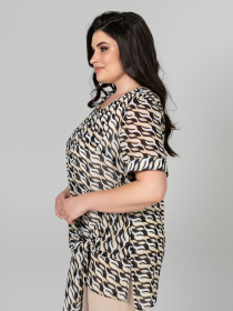 Туника All Posa Комплект (майка+накидка) модель ap101946p-chornij Фото