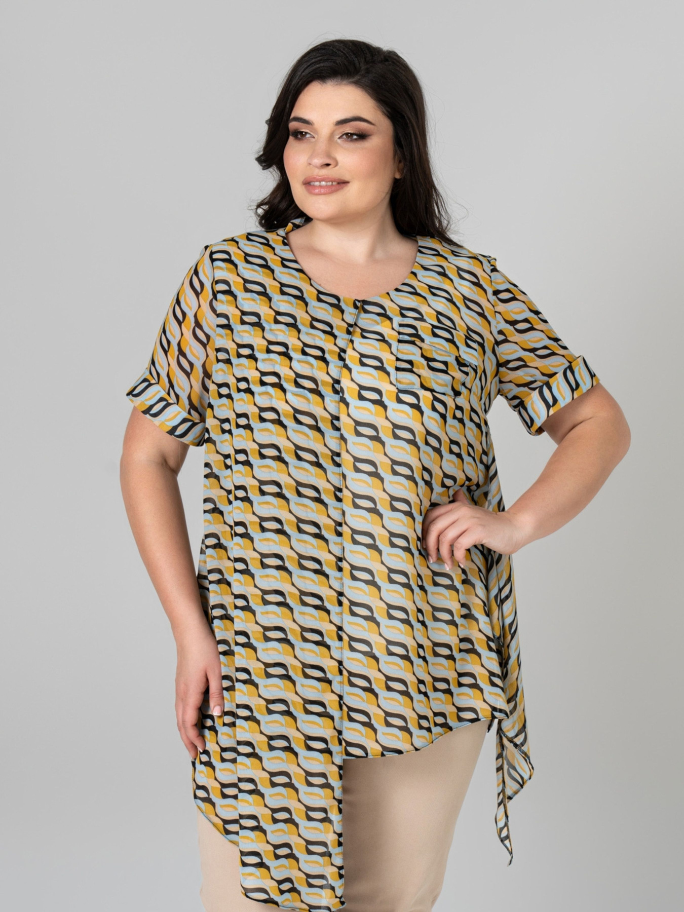 Туника All Posa Комплект (майка+накидка) модель ap101946p-kosichka Фото