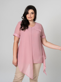 Туника All Posa Комплект (майка+накидка) модель ap101946p-rozhevij Фото