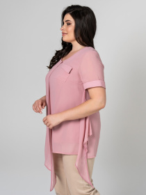 Туника All Posa Комплект (майка+накидка) модель ap101946p-rozhevij Фото