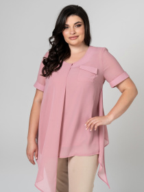 Туніка All Posa Комплект (майка+накидка) модель ap101946p-rozhevij Фото