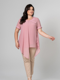 Туника All Posa Комплект (майка+накидка) модель ap101946p-rozhevij Фото