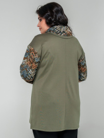 Туника All Posa модель ap101743p-olivka Туника All Posa модель ap101743p-olivka Фото
