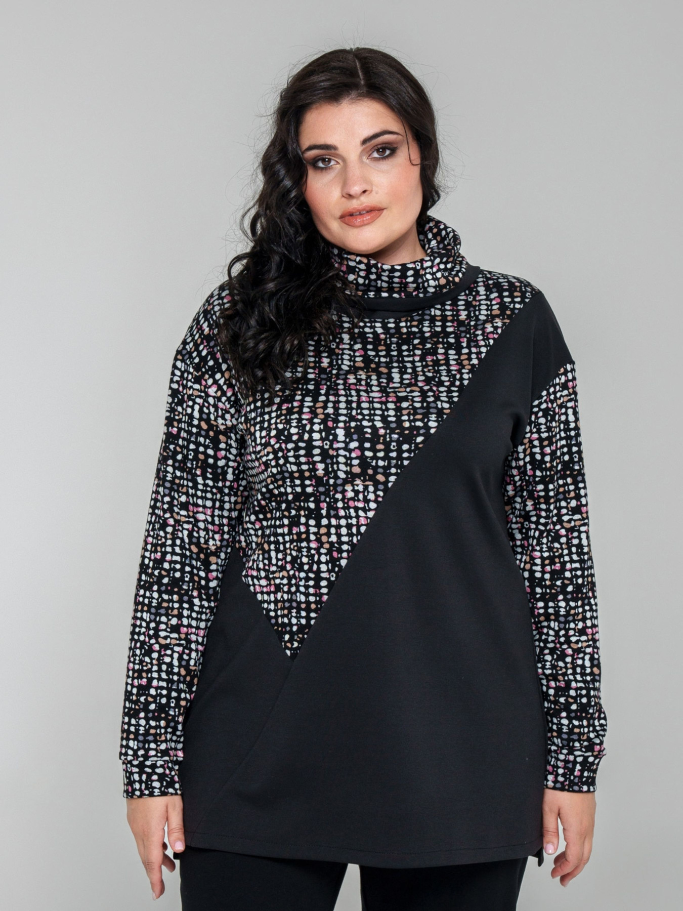 Туніка All Posa модель ap101743p-kamnc Фото