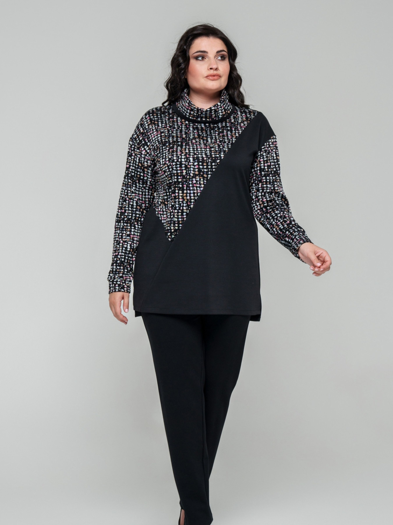 Туніка All Posa модель ap101743p-kamnc Фото