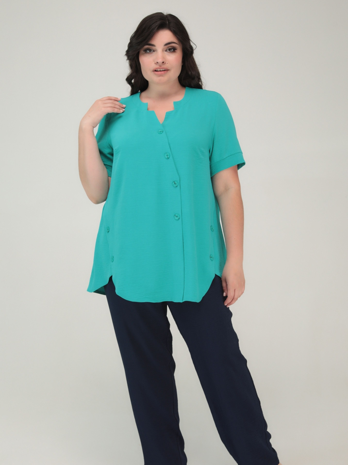 Туніка All Posa модель ap101570p-bryuza Фото