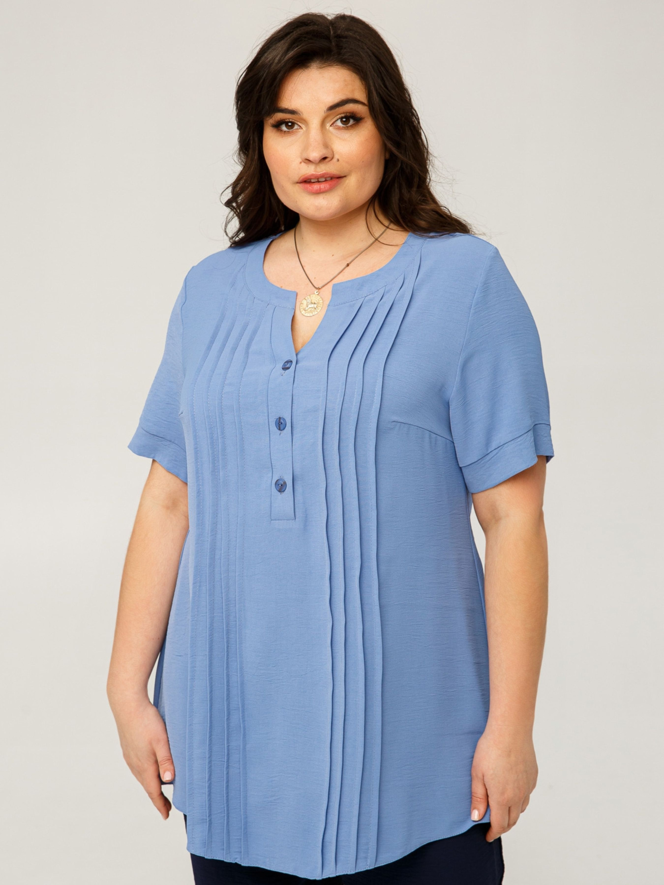 Туника All Posa модель ap101516p-blakitnij Фото