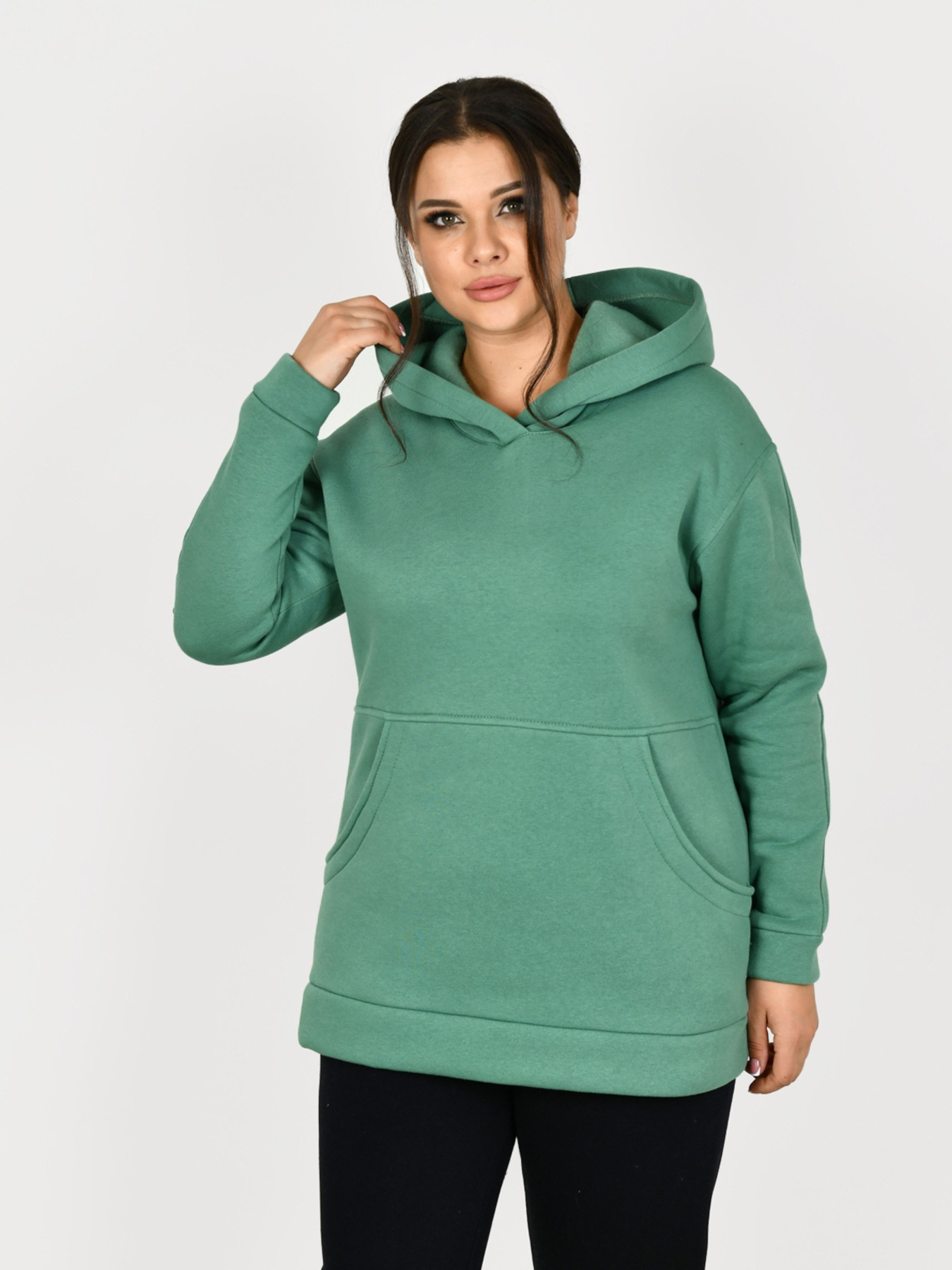 Худи All Posa модель ap101313p-zelenij Фото