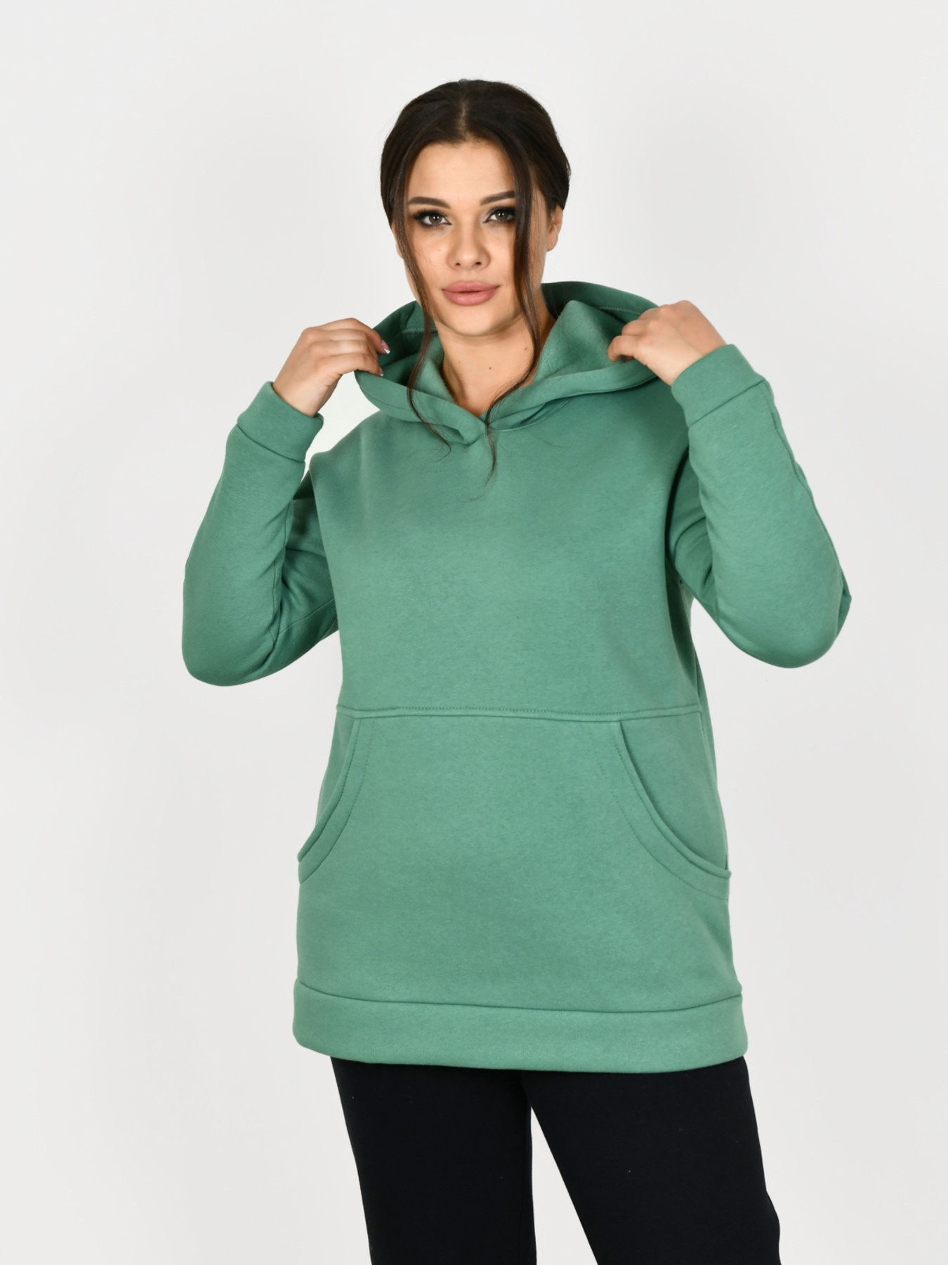 Худи All Posa модель ap101313p-zelenij Фото