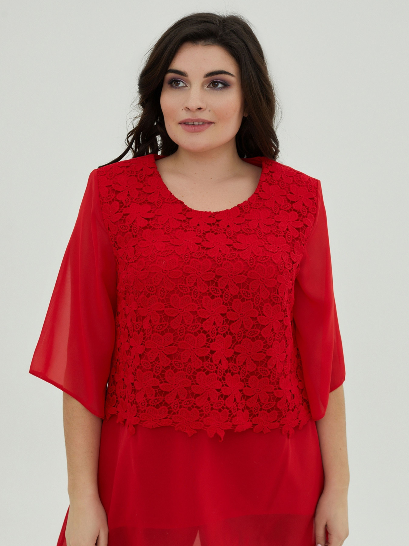 Туніка All Posa модель ap101142p-chervonij Фото