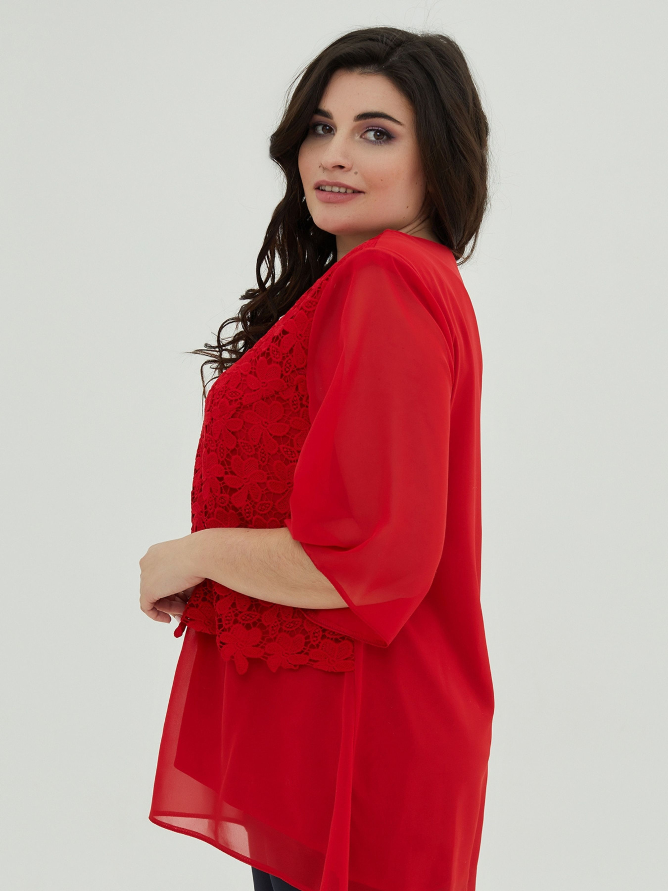 Туніка All Posa модель ap101142p-chervonij Фото