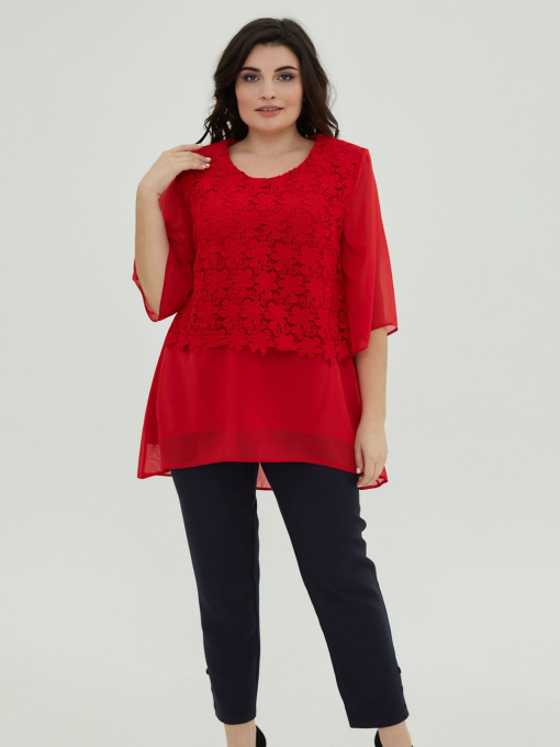 Туника All Posa модель ap101142p-chervonij Фото