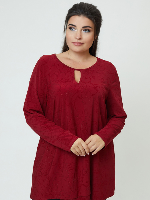 Туника All Posa модель ap100890p-bordovij-kvti Фото