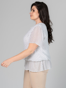 Туника All Posa модель ap100742p-chornij-velikij-goroh Фото