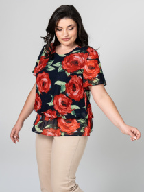 Туника All Posa модель ap100742p-chervon-kvti Туника All Posa модель ap100742p-chervon-kvti Фото