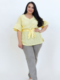 Туника All Posa модель ap100672p-zhovtij Фото