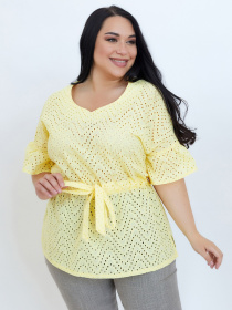 Туніка All Posa модель ap100672p-zhovtij Фото