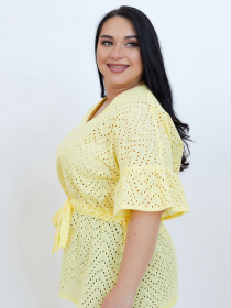Туніка All Posa модель ap100672p-zhovtij Фото