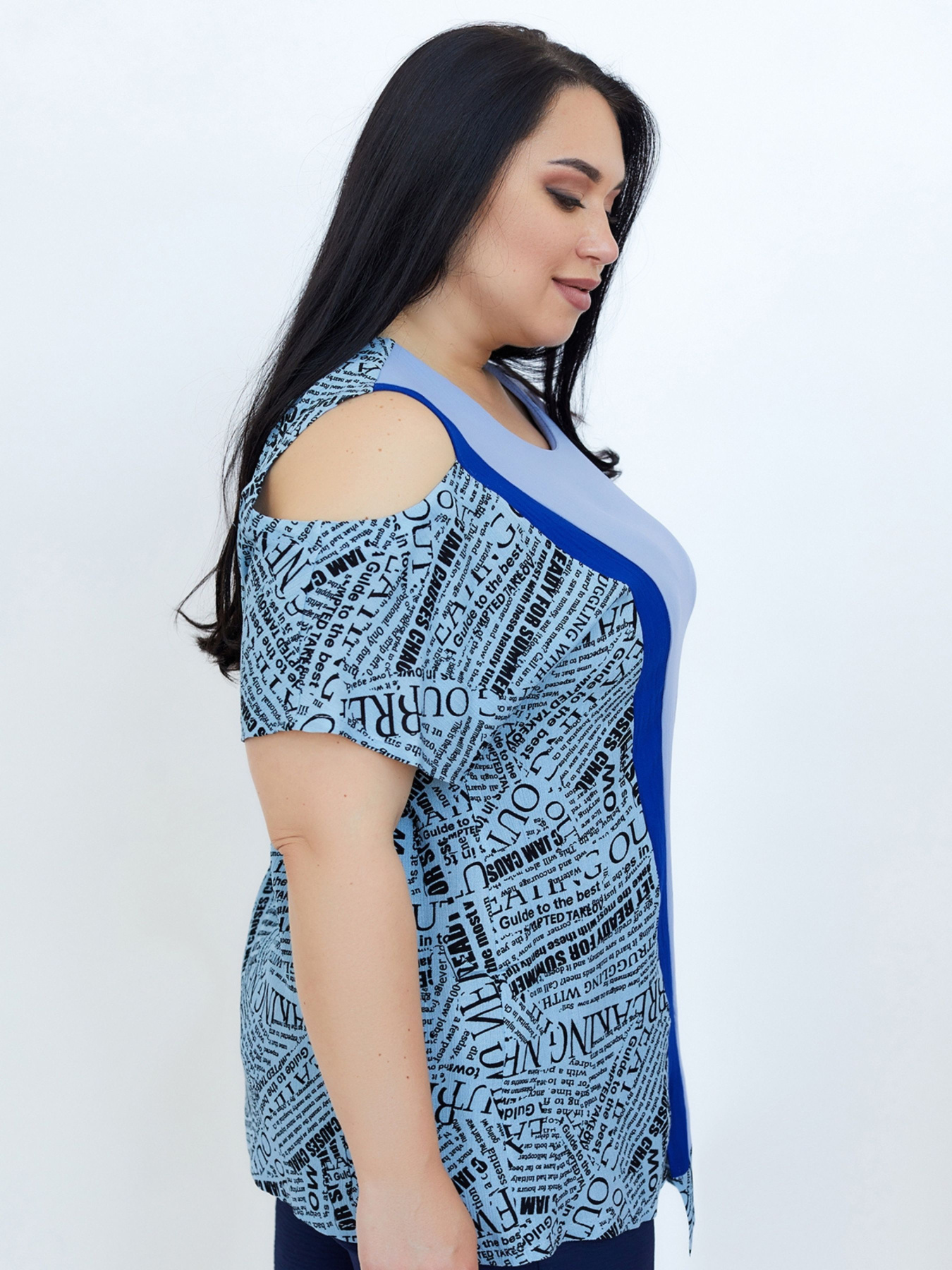 Туника All Posa модель ap100612p-dzhins Фото