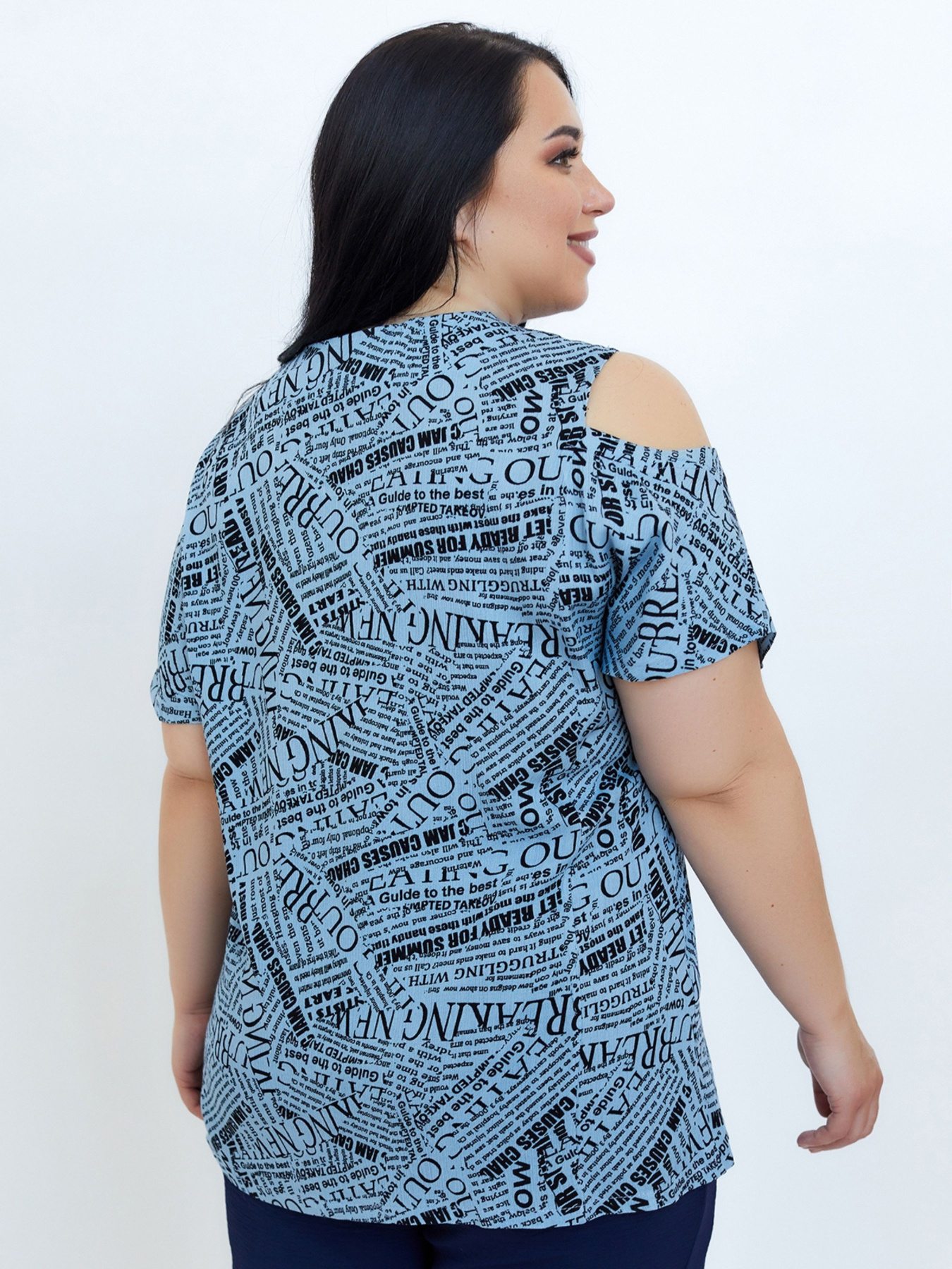 Туника All Posa модель ap100612p-dzhins Фото