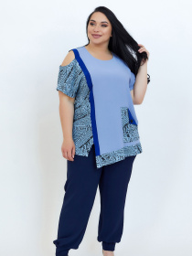 Туника All Posa модель ap100612p-dzhins Фото