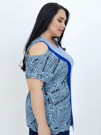 Туника All Posa модель ap100612p-dzhins Фото