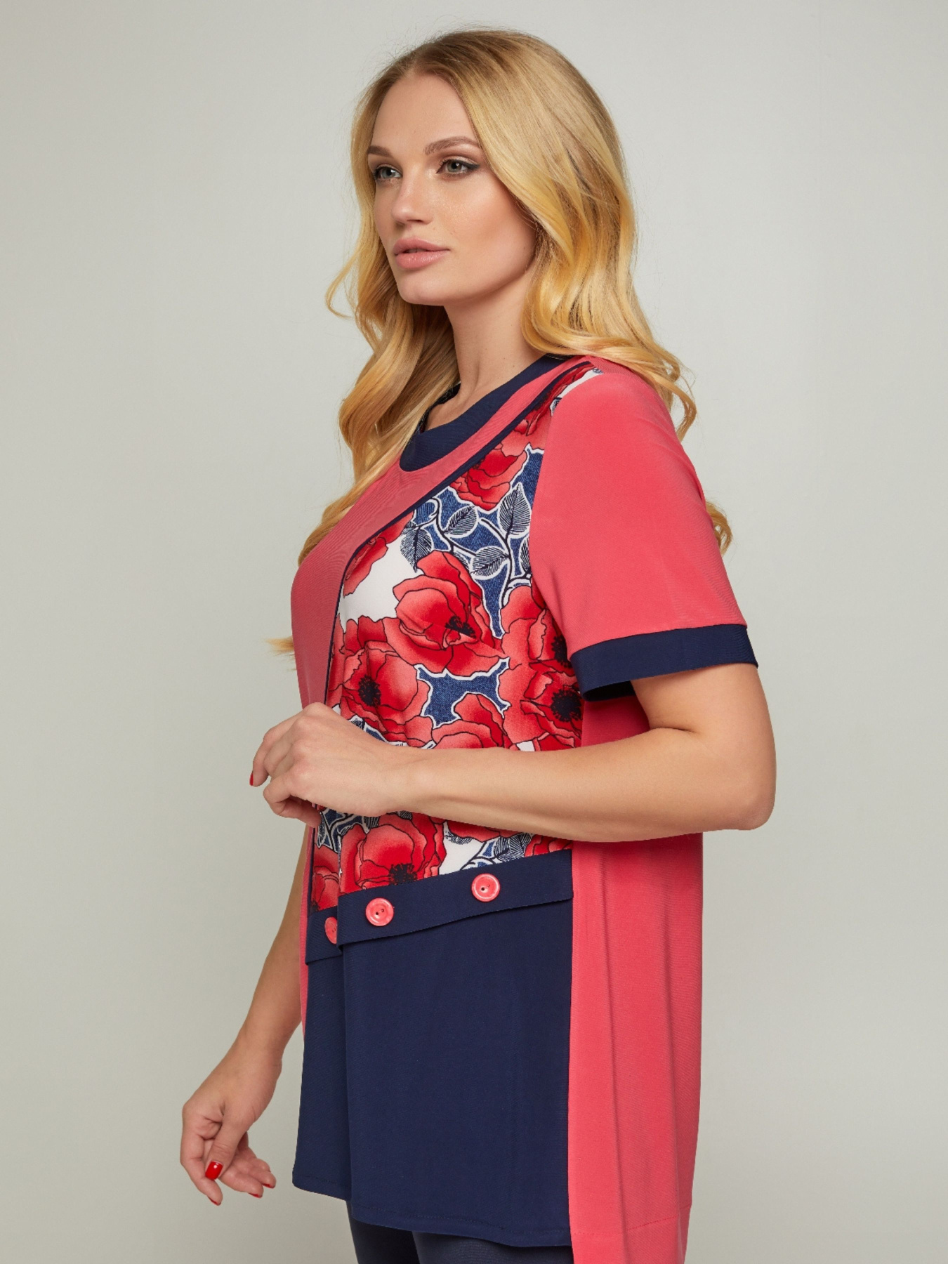 Туника All Posa модель ap100054p-koral Фото