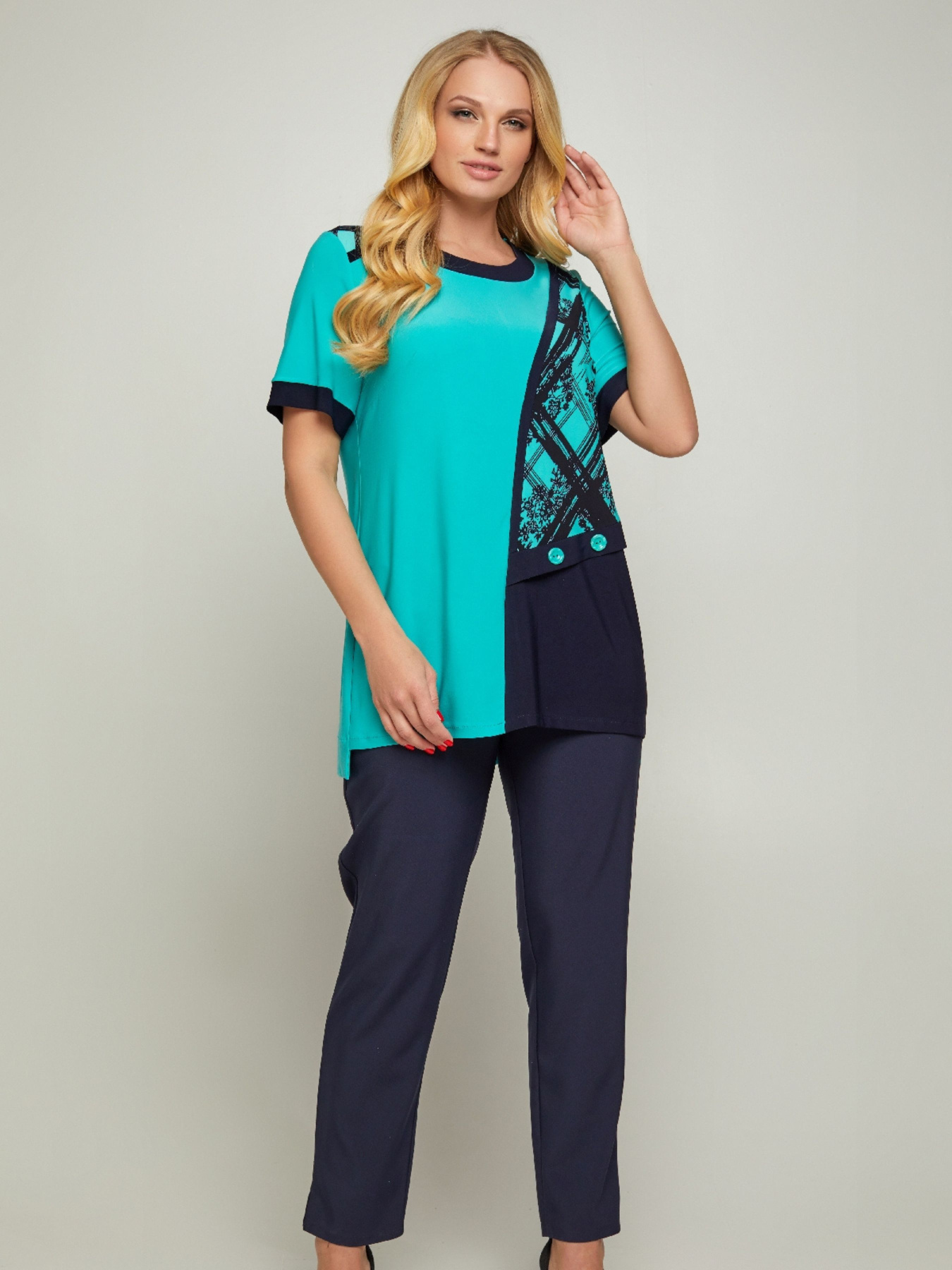 Туника All Posa модель ap100054p-m-qta Фото