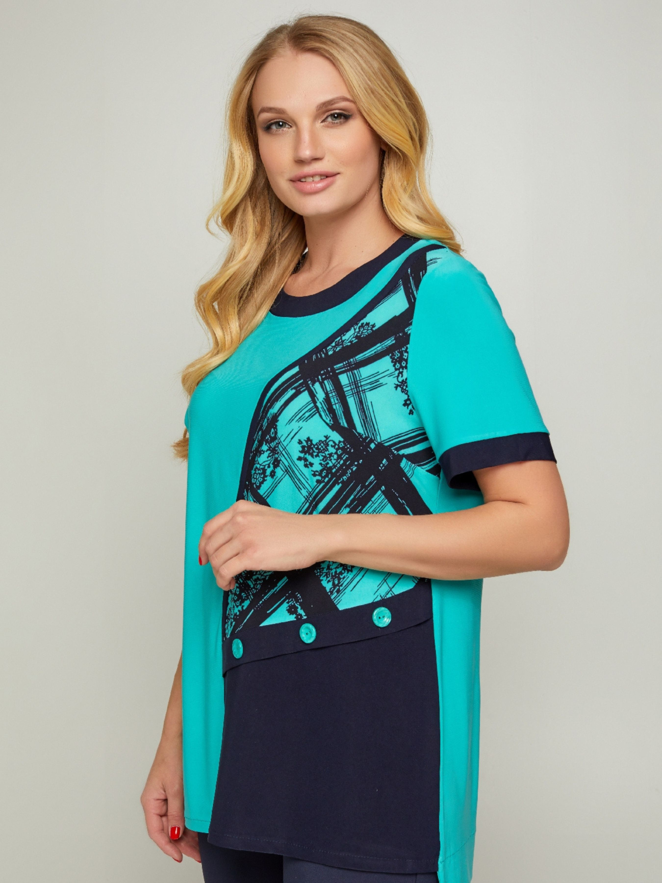 Туника All Posa модель ap100054p-m-qta Фото