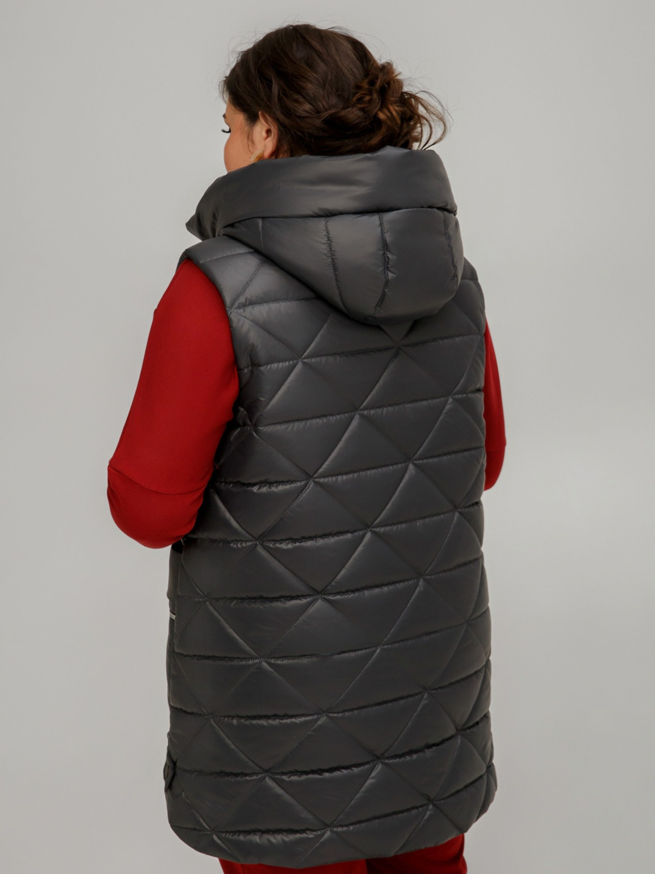 Жилет с утеплителем All Posa модель ap101604p-graft Фото