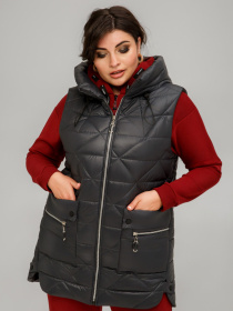 Жилет с утеплителем All Posa модель ap101604p-graft Фото