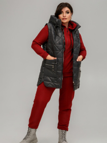 Утеплений жилет All Posa модель ap101604p-graft Утеплений жилет All Posa модель ap101604p-graft Фото