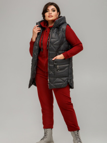 Утепленный жилет All Posa модель ap101604p-graft Фото