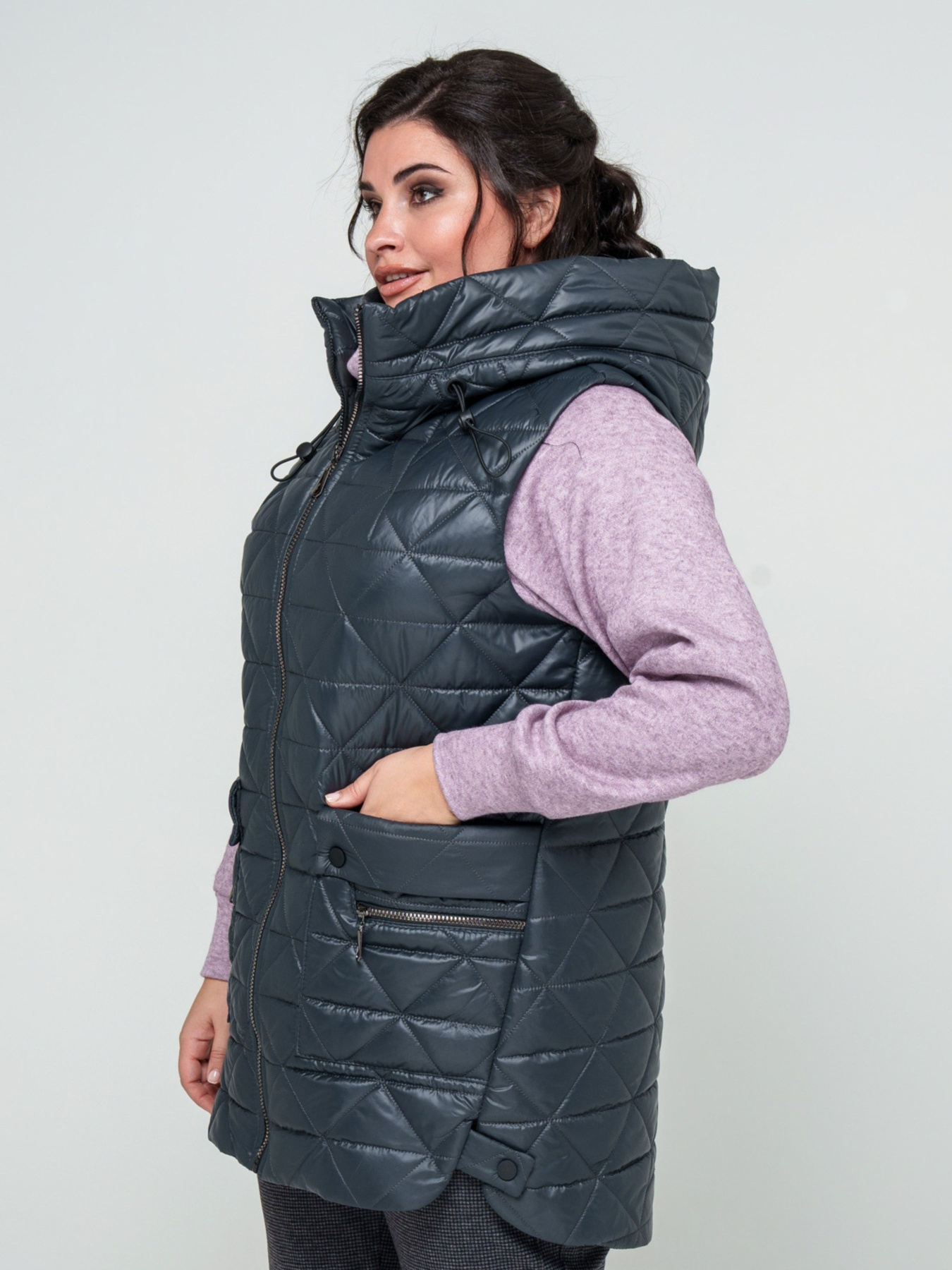 Утеплений жилет All Posa модель ap101604p-marengo Фото