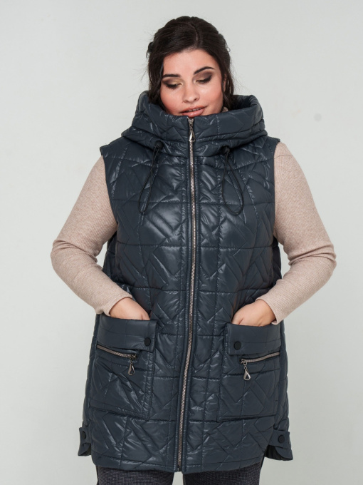 Утепленный жилет All Posa модель ap101604p-graft-geometrq Фото