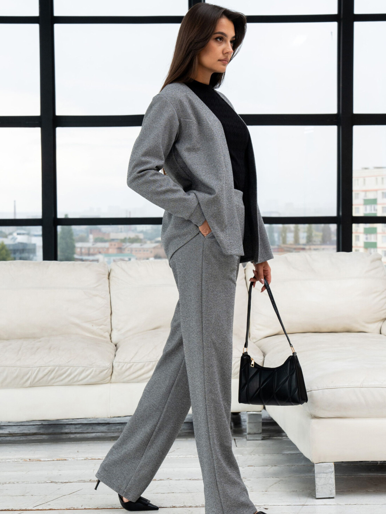 Повседневные штаны RiMari модель 0824-srij-print Повседневные штаны RiMari модель 0824-srij-print Фото