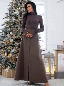 Спідниця максі RiMari Модель 0623-kapuchino Фото