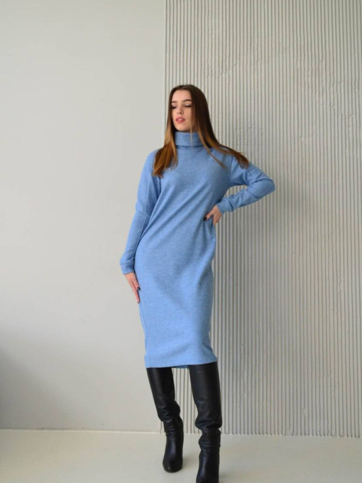 Платье миди RiMari модель 0819-blakitnij Фото