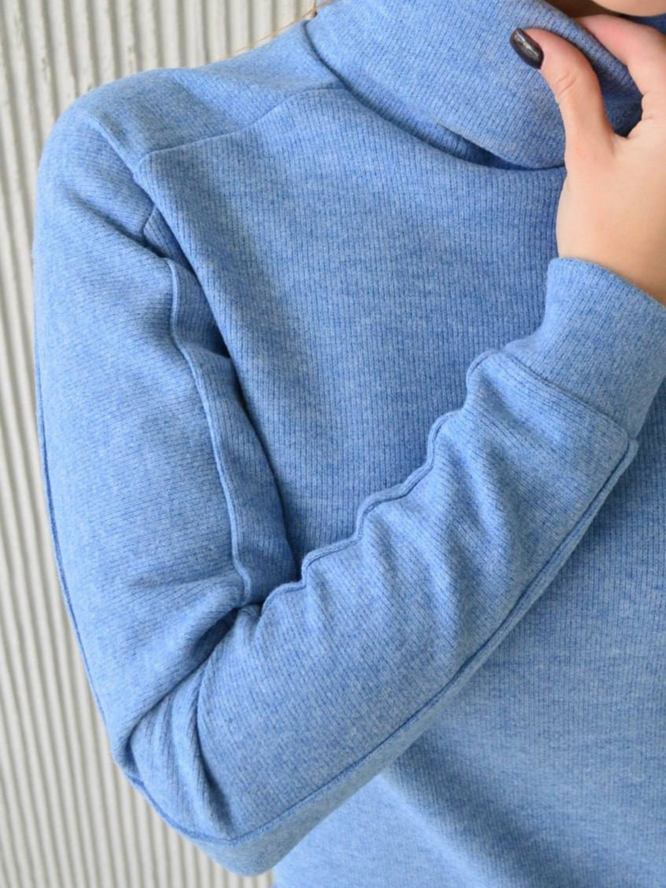 Платье миди RiMari модель 0819-blakitnij Фото