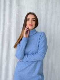 Платье миди RiMari модель 0819-blakitnij Фото