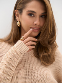 Джемпер TrikoBakh модель 2852-kremovij Джемпер TrikoBakh модель 2852-kremovij Фото