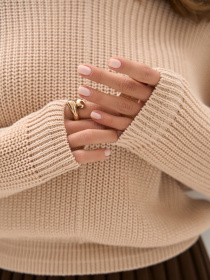 Джемпер TrikoBakh модель 2852-kremovij Джемпер TrikoBakh модель 2852-kremovij Фото